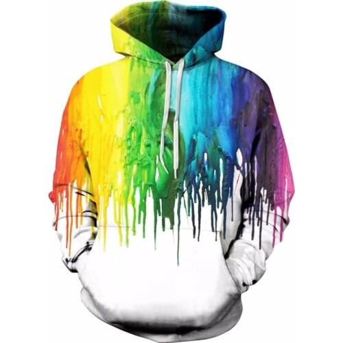 Splash paint 3D Hoodies Men Women Sweatshirt Unisex Tracksuit Fashion Pullover Brand Drop Ship Hoodie Quality Jakcet ZOOTOP BEAR