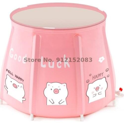 Foldable Bath Bucket For Household Adults 200 Kg No Installation Net Red Whole Body With Sweat Steaming Bath Bucket Automatic He