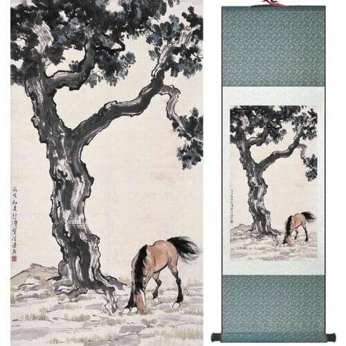 Top quality Horse art painting traditional Chinese Art Painting Home Office Decoration Chinese painting horse picture18100902