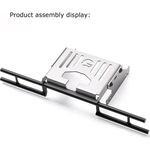 Rear Bumper With G145VD Protective Bottom Armor for 1/10 Traxxas TRX6 G63 TRX4 G500 RC Car Accessories Anti-collision