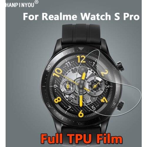 For Realme Watch S Pro / S Master Edition Smart Watch Ultra Clear Soft TPU Hydrogel Film Screen Protector -Not Tempered Glass