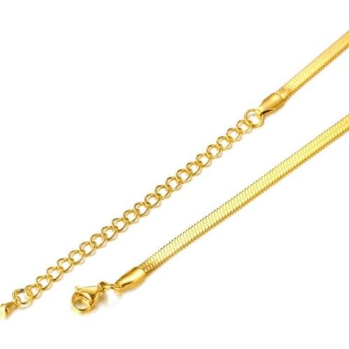 2020 stainless steel Korea necklaces women fashion jewelry chain gold accesories friend statement rosary pride punk