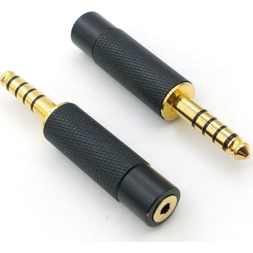 1PCS 4.4mm 5 Pole Male to 2.5mm 4 Pole Female Balanced Adapter For Sony NW-WM1Z