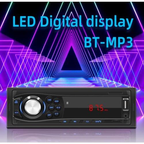 1PC Car Radio Stereo Player Digital 12V Car MP3 Player FM Radio Stereo Audio Music USBwith In Dash AUX Input Auto Radio Player