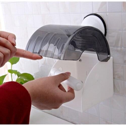 1PC Suction cup Wall mounted Toilet Paper Holders roll holder towel holder wc bathroom accessories acessorios para banhei KP 017