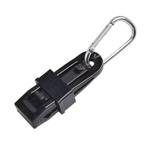 10 pcs Tent Accessories Strong Plastic Tent Clip With Metal Buckle Awning Fixed Clip Windproof Buckle Wind Rope Buckle