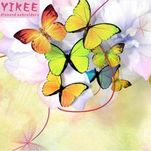 3d diamond pictures mosaic,diamond painting blue butterfly,chrismas present