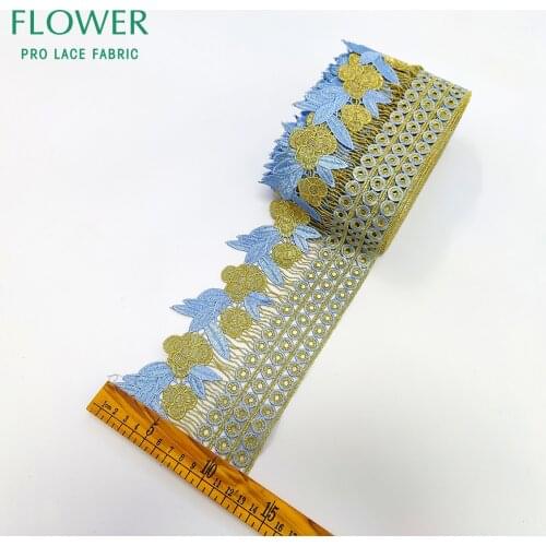 3D Vintage Embroidered Ribbon For Crafts For Garment Sewing Birthday Dresses Accessories Women Clothing Top Quality Laces