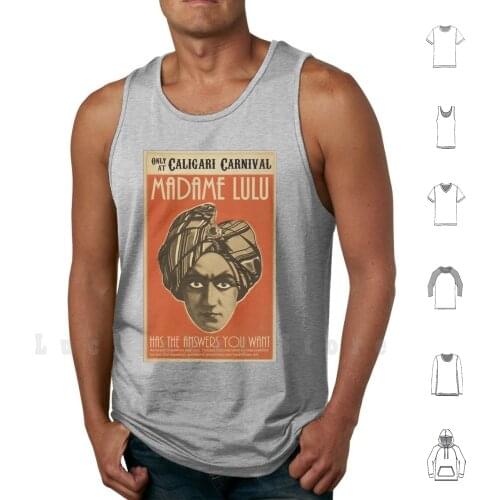 Asoue Poster : Madame Lulu Tank Tops Vest Sleeveless Asoue Lemony Snicket The Carnivorous Carnival Vintage Retro Circus