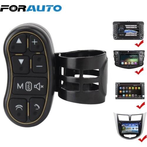 Wireless Remote Control Applicable Universal Car Steering Wheel Controller Steering Control Button Car Navigation DVD