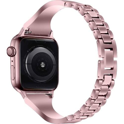 New Ceramic Bracelet Apple Watch Jewery Band 40mm 44mm 38mm 42mm Stainless Steel Diamond Strap Belt For iWatch Series 5 4 3 2 1