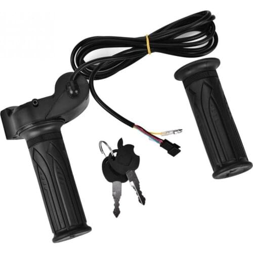 Waterproof E-Bike Electric Twist Throttle with LED Display Electric Scooter Handlebar Throttle Grips Bicycle Accessories