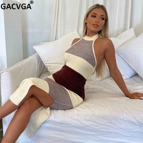 GACVGA Summer Knitted Dresses