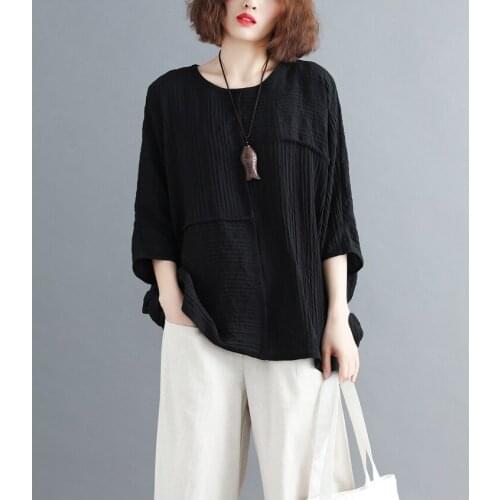 Kpop Cotton Broadcloth Rushed Hot Sale Korean Unicorn Free Shipping 2021 Summer Solid Loose Shirt Tees Female