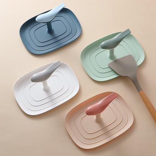 Kitchen Lid Rack Punch-Free Household Sitting Pot Lid Rack Multi-Functional Plastic Kitchenware Sundries Water Pan
