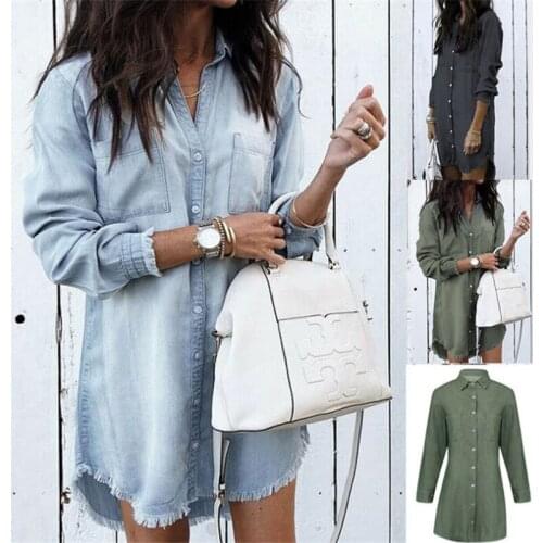Autumn Winter Denim Jacket Loose Long Sleeve Button Female Tassel Coats Large Size Denim Oversized Blouses Jacket Female 2021