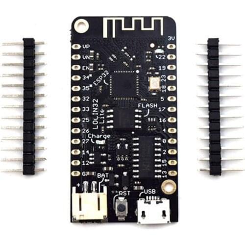 LOLIN32 Wifi Development Board Antenna ESP32 ESP-32 REV1 CH340 CH340G MicroPython Micro USB Lithium Battery Interface