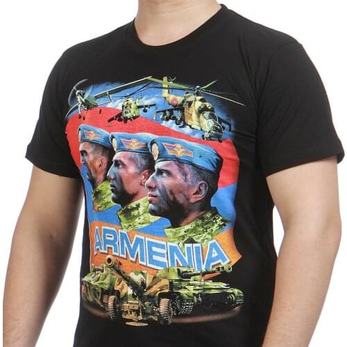 Caucasus ARMENIA Army T-Shirt Cotton O-Neck Short Sleeve Mens T Shirt New Size S-3XL