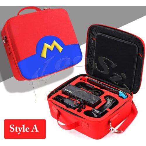 Nintend Switch Red EVA Travel Case 2021 Nintendoswitch Big Bag Storage Carrying Box for Nintendo Switch Console&Accessories Kit