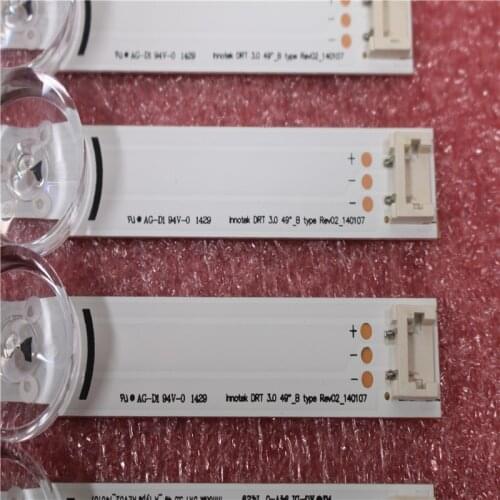 New 50 PCS/set LED backlgith strip Replacement for LG 49LB5500 LC490DUE Innotek DRT 3.0 49 A B 6916L-1788A 1789A 1944A 1945A