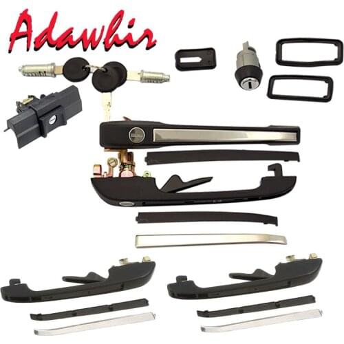 Suitable for 1988-1992 Volkswagen JETTA Golf full car lock, a full set of outer door handle ignition lock luggage lock