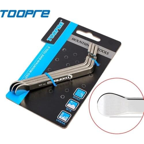 TOOPRE Mountain Bike Steel Tire Lever 3 Pcs Cycling Tyre Levers Wheel Spoon Remove Tool Iamok Bicycle Repaire Tools