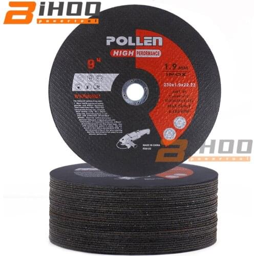 9 Inch/230mm Grinding Cut Off Wheel Metal Steel Grinding Disc Fiber Reinforced Resin Blade for Angle Grinder 1-5Pcs
