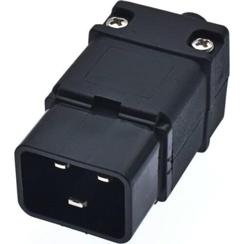 IEC-60320 C19 Female Receptale Power Cord Connector Rewireable Plug 100~250V 16A