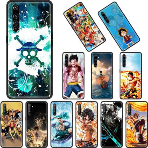 Anime One piece Silicone Phone Case for Realme C3 C20 V15 5 6 6i 7 C11 XT X7 X50 7 Global Q2 Q2i Pro 5G Coque Fundas