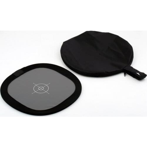 30cm Folding 18% Grey White Balance Reference Card White Balance Focus Board Reference Reflector Focus Plate Reflector Accessory