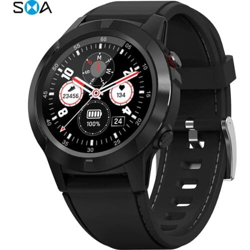 SMAWATCH M4S Smart Watch Smartwatch GPS With 2G SIM Card Compass Barometer Altitude Full Touch Smartwatch Smart Watch Men Women