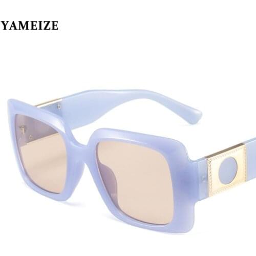 Women Oversized Square Sunglasses Vintage Leopard Square Sunglasses Design Graidient Sun Glasses Female Eyewear UV Protection