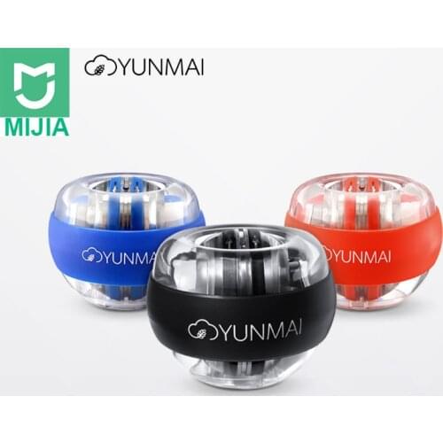 Youpin Yunmai Wrist Ball LED Gyroball Essential Spinner Gyroscopic Forearm Exerciser Gyro Ball in Stock