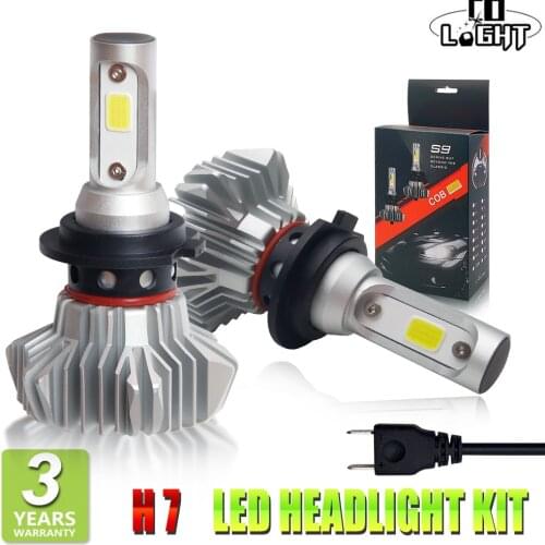 CO LIGHT H7 Led Headlight Bulbs Single Beam Auto Headlamp 30W Driving Light 60W 12-24V for Universal Car