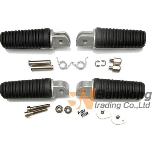 High quality motorcycle Front&Rear Footrests Foot pegs For Yamaha TDM850 TDM900 TRX850 XJR400 XJR1200 1300 FZ-6 FZ6 FZ6-S FZ6-N