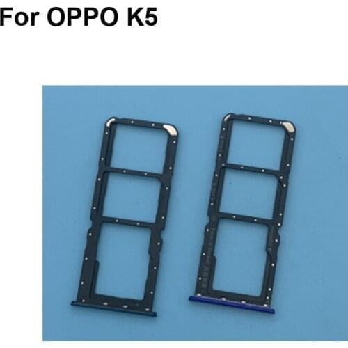 For Oppo K5 New Tested Good Sim Card Holder Tray Card Slot For Oppo K 5 Sim Card Holder Replacement OppoK5