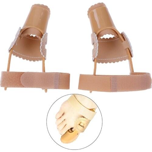 1Pair Feet Bone Thumb Adjuster Correction Pedicure Sock Straightener Toe Separator Hallux Valgus Bunion Corrector Orthotics