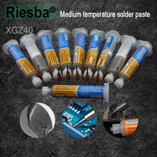 MECHANIC Solder Flux Solder Paste with Free Needle XGZ40 soldering paste