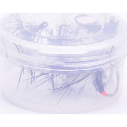 6PCS Ant Dry Fly Trout Fishing Barbless Hook Fishing Lure Artificial Insect Lure