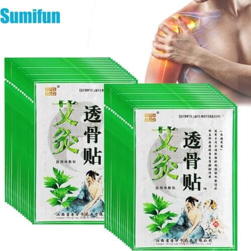 72Pcs Moxibustion Wormwood Extract Pain Relief Patch Rheumatoid Arthritis Muscle Joints Ache Orthopedic Chinese Medical Plaster