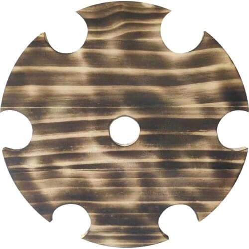 Wooden Wine Bottle And Glass Holder Organizer Portable Wood Wine Tray Space-saving Durable Wine Storage Rack Kit