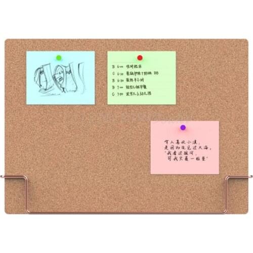 Natural Message Cork Board Environmentally Memo Pinboard Home Office Notice Display Organizer Supplies