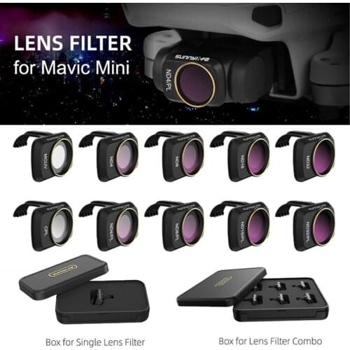 Camera Lens Filter MCUV ND4 ND8 ND16 ND32 CPL ND/PL Filters Kit for DJI Mavic Mini Drone Accessories