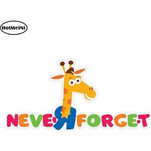 HotMeiNi 13cm x 6.6cm Neve R Forget Geoffrey (ToysRUs) Stickers Vinyl Decal Car Stickers Auto Car Styling Car Accessories