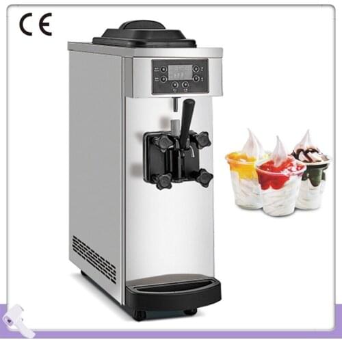 One Flavor Soft Ice Cream Machine Stainless Steel Ice Cream Production Machine