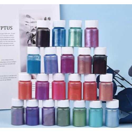 Resin Dyes Symphony Aurora Powder Pearlescent Shiny Powder DIY Epoxy Resin Jewelry Handicraft Making Accessories Pigment