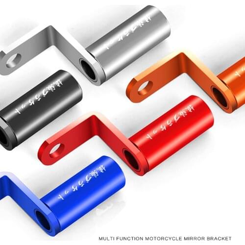 Motorcycle Bike Rearview Mirror Mount Extender Holder Multifunction Clamp Holder Bar Phone Levers For Moto Bicycle Electric Bike