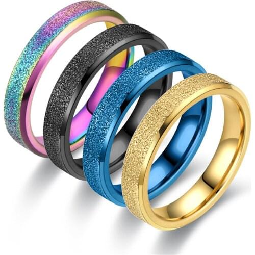 MixMax 36pcs/Lot Mens Womens Rings Stainless Steel Width 4MM Band Fashion Jewelry Wholesale Party Gifts Comfortable to Wear