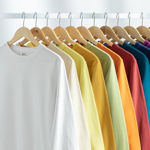 320g spring and autumn new sweater mens spot round neck solid color cotton jacket for xiaomi youpin