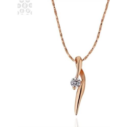 N200 Wholesale!Nickle Free Antiallergic18K Real - PlatedNecklace& pendantsNew Fashion JewelryFor Women, Free Shipping